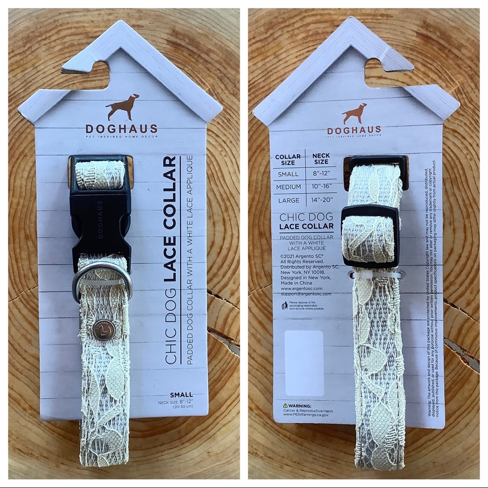 Doghaus Lace Dog Collar, Small